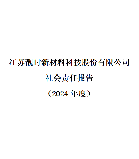 社會責(zé)任報告 （2024年度）